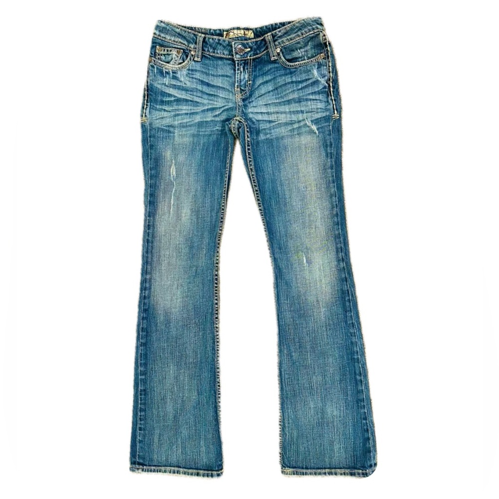 BKE Women's Boot Cut Jeans - Blue